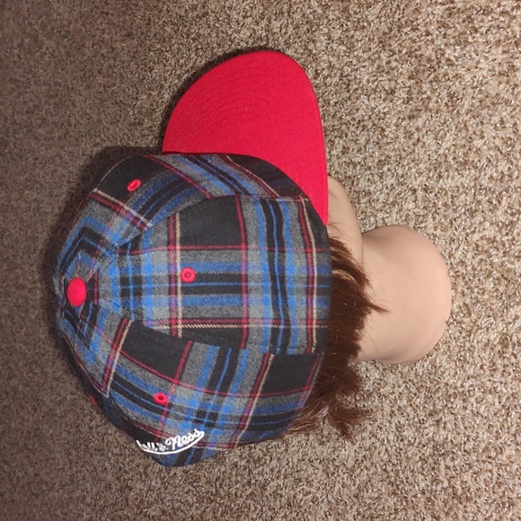 Mitchell & Ness NBA Mens Purple Toronto Raptors Spray Paint Snapback Hat OSFA - Picture 8 of 11